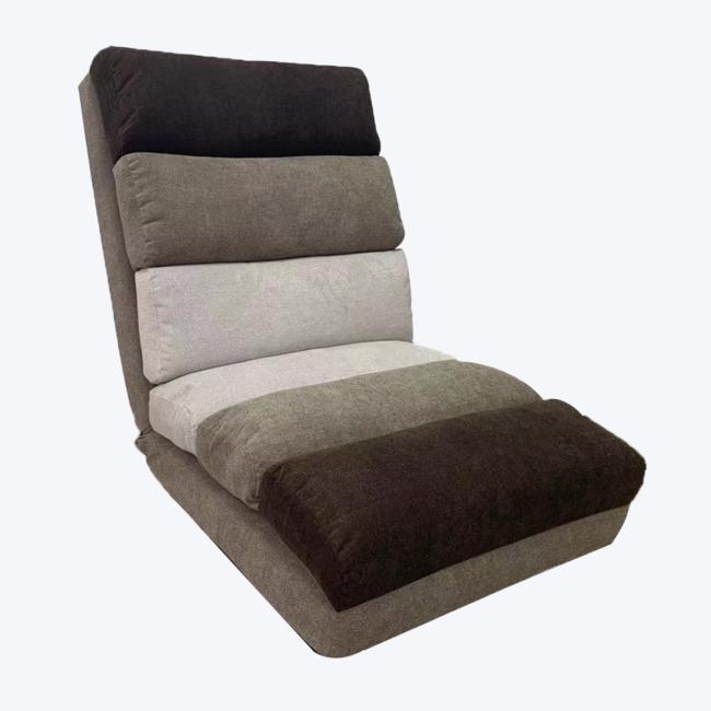 متعدد الألوان خياطة قابلة للطي كرسي قابل للتعديل الطابق كسول كرسي أريكة واحدة 754